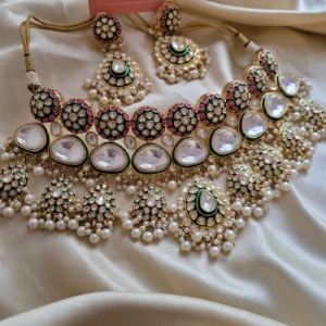 Royal Polki Bridal Jewelry Set