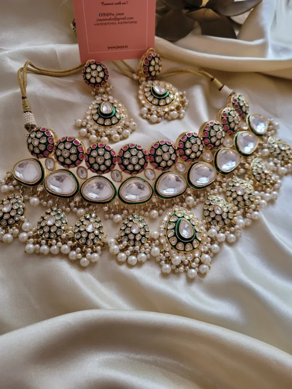 Royal Polki Bridal Jewelry Set