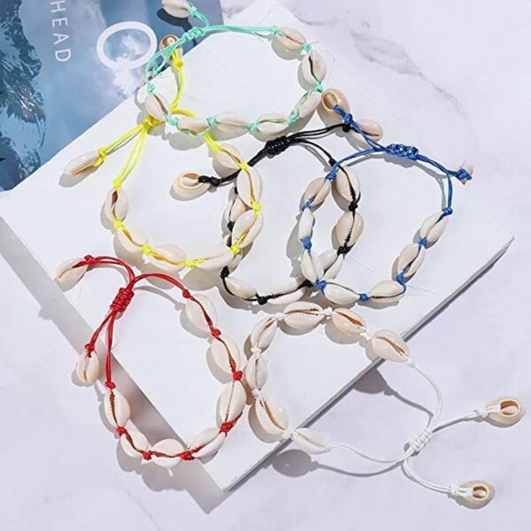 Beach Cowrie Shell Anklet