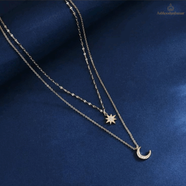 Moonspell Layered Chain – Celestial Elegance for Every Look