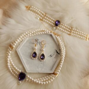 Celeste Pearl Ensemble Jewelry Set – Classic Elegance for Every Occasion